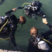 First underwater breaths